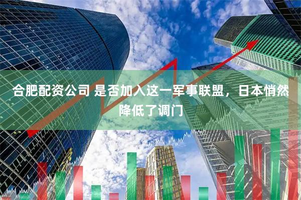 合肥配资公司 是否加入这一军事联盟，日本悄然降低了调门